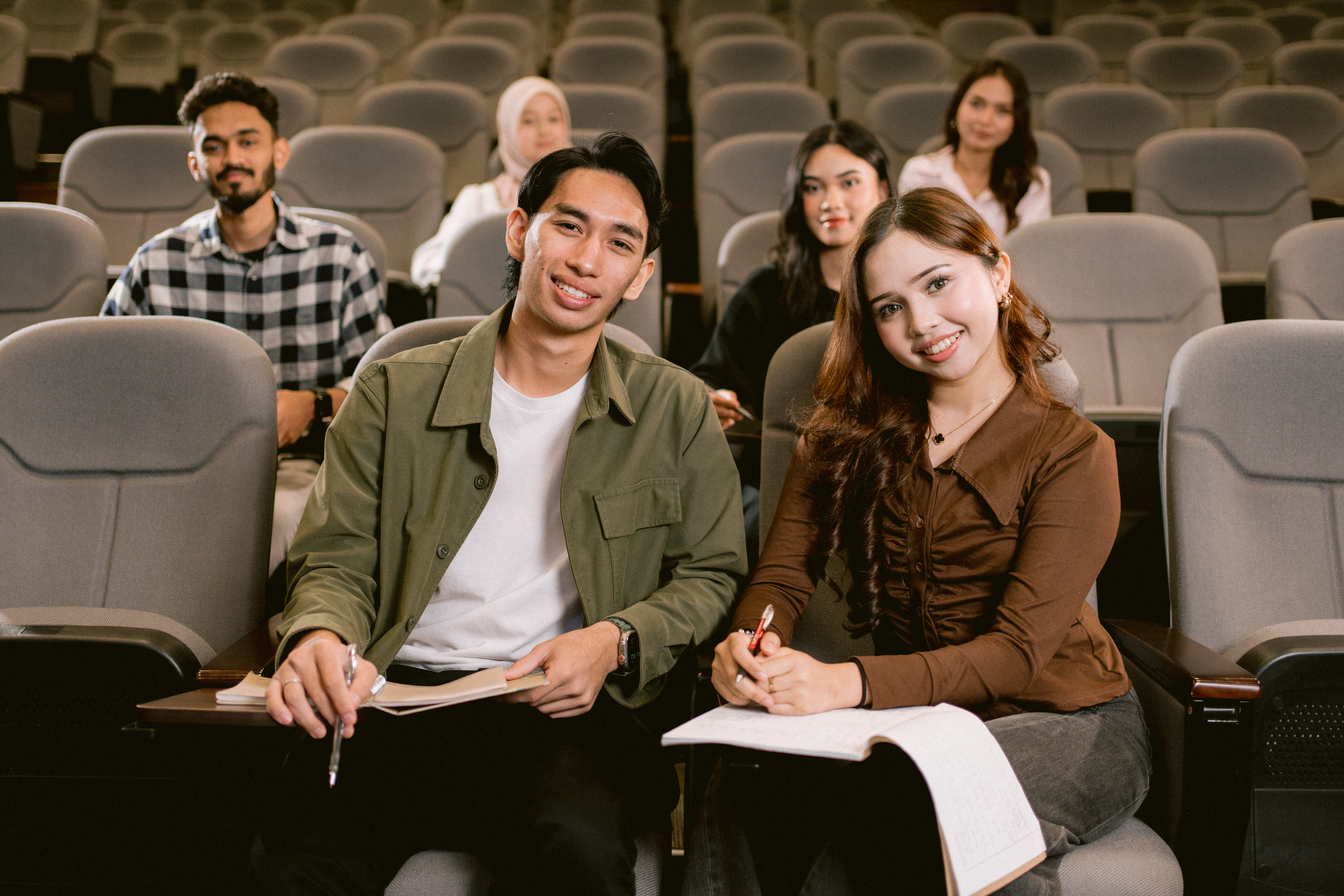 University quadrangle open day event
