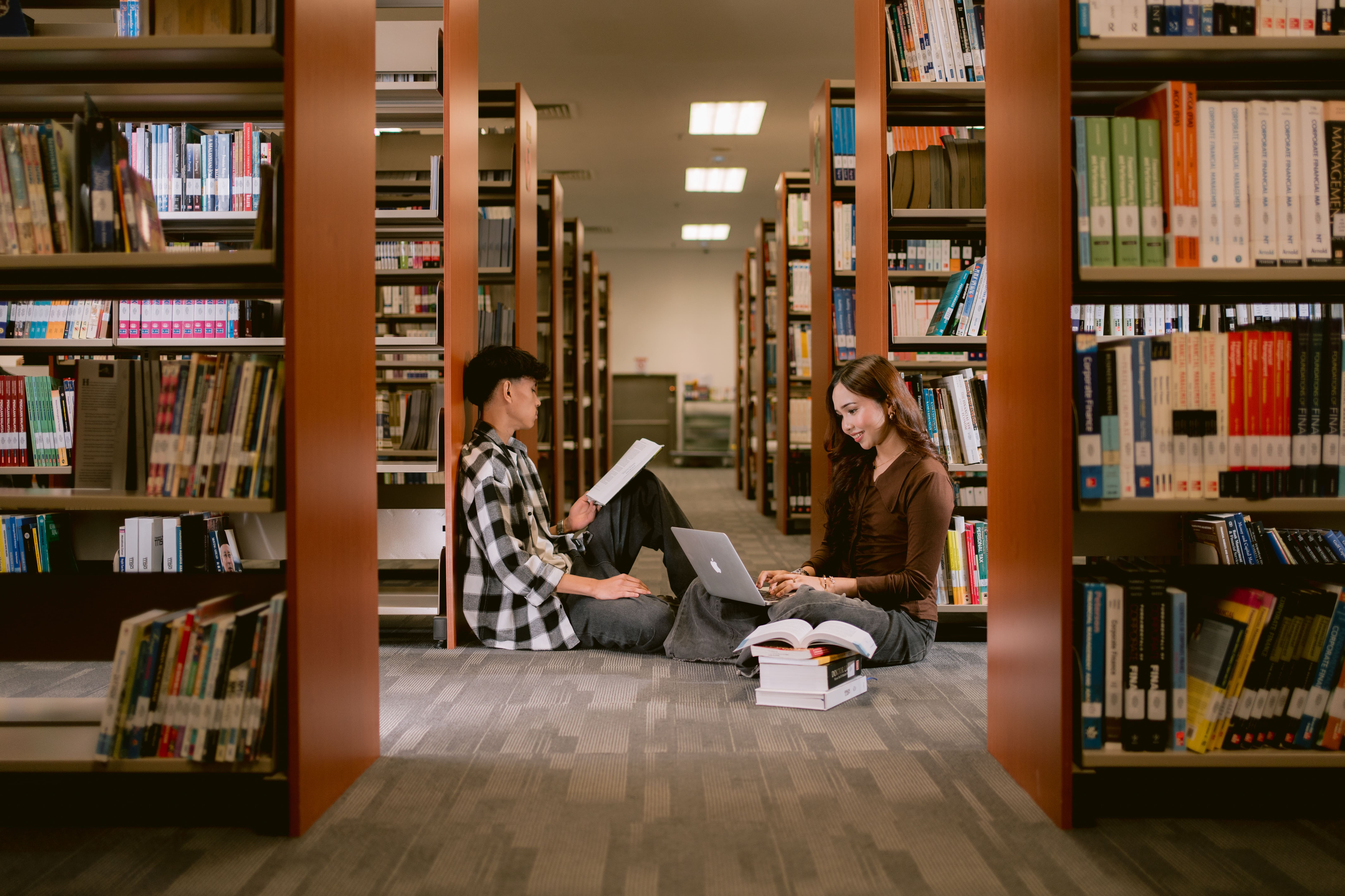 Students gathering on campus